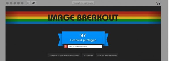 Atari Breakout su Google Immagini