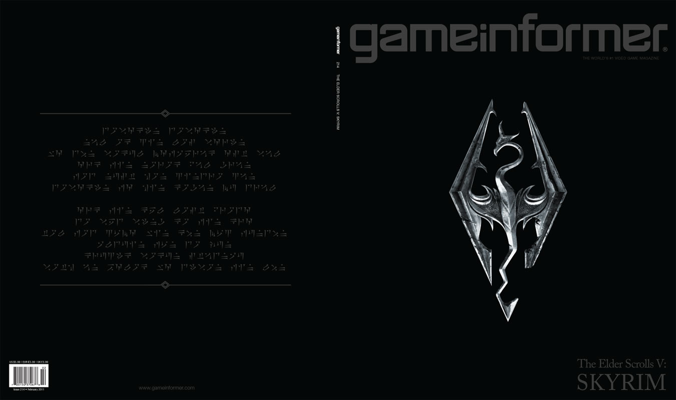 The Elder Scrolls V: Skyrim nella criptica copertina del prossimo numero di Game Informer - nuove informazioni2