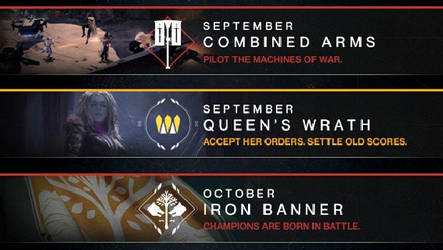 Destiny eventi settembre 3