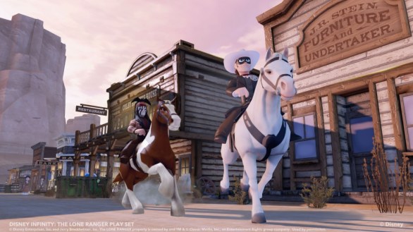 Disney Infinity: immagini del mondo Lone Ranger