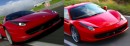 Gran Turismo 5: immagini comparative della Ferrari 458 Italia