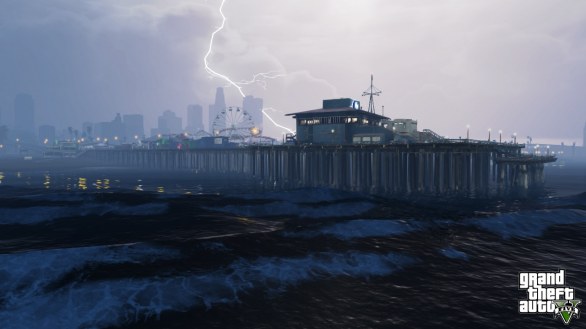Grand Theft Auto V, immagini di tramonti, mari e cieli