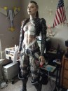 Jack di Mass Effect ricostruita con la tecnica papercraft