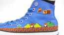 Super Mario Bros. Converse All Star: le immaigni dei quattro modelli di scarpe