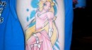 Super Mario: tatuaggio Principessa Peach